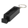 Support de téléphone Aggia avec jouet fidget en plastique recyclé Noir | sans marquage | non disponible | non disponible