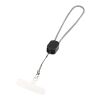 Lanyard de poignet recyclé Arich RCS avec câble de recharge Type-C de 20 W intégré noir