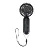 Ventilateur portable en plastique recyclé Aervia Standard | Noir | sans marquage | non disponible | non disponible