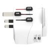 Adaptateur universel SKROSS® PRO Light USB AC30PD blanc