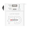 Adaptateur universel SKROSS® MUV AC65PD avec câble USB-C blanc