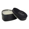 Bougie Blissful en boîte métal en forme de cœur et senteur vanille Standard | Noir | sans marquage | non disponible | non disponible