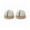 Lot de bougeoirs « ReClay » d'Originalhome blanc