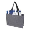 Sac shopping à soufflets Felta GRS en feutrine recyclée de 20L Standard | Gris | sans marquage | non disponible | non disponible | non disponible