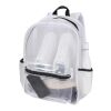 Sac à dos en matériaux recyclés certifiés GRS Mesh de 18&nbsp;L Standard | Blanc | sans marquage | non disponible | non disponible