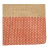 Pochette en papier paille Rhythm avec fermeture à glissière, 3 L Brick
