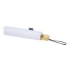 Parapluie pliable Renee de 58 cm à ouverture et fermeture automatiques blanc