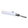 Parapluie pliable Gale de 69 cm à ouverture et fermeture automatiques en RPET blanc