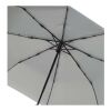 Parapluie pliable SMART 21 pouces en RPET Gris clair