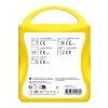 MyKit Premiers Secours Jaune translucide | non disponible | Autocollant Numérique 1 couleur | recto | 90 mm x 127 mm