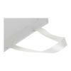 Sac en papier Smartfold 230 g/m² avec anses en ruban et pelliculage brillant - 31 x 12 x 39 cm blanc