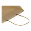 Sac en papier recyclé de type agricole, 150 g/m², avec anses torsadées - 18 x 9 x 23 cm Ivoire