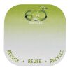 Post-its recyclés Sticky-Mate® en forme de flèche blanc | sans marquage | non disponible | non disponible