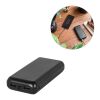 LEAKEY 20. batterie nomade 20 000 mAh en ABS recyclé (100 % rABS) Noir | sans marquage