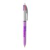 BIC® 4 Couleurs Fashion bille Blanc-Violet pastel | sans marquage | non disponible | non disponible