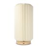 Lampe LED en papier pliable Coollux Aurora Tall sur base en bois, 32cm Nature | sans marquage | non disponible | non disponible