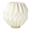 Lampe LED en papier pliable Coollux Luna 25cm, inspirée de l'Origami Nature | sans marquage | non disponible | non disponible