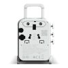 Chariot adaptateur universel GaN Xoopar Luggie pour voyages internationaux Blanc