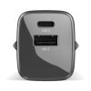 Fresh 'n Rebel Chargeur rapide 30 W GaN USB-C & USB-A Gris foncé | sans marquage