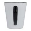 Mug subli Melbourne bord & anse colorés 300ml Blanc-Noir | sans marquage | non disponible | non disponible | non disponible
