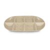 Plat de service en céramique Sagaform Ditte 36 x 20 cm Beige | Gravure | top | 50 mm x 50 mm