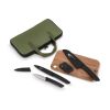 Ensemble de 6 couteaux InSideOut Chef on the Go Vert foncé