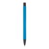 Stylo Alicante toucher doux Bleu clair-Noir | Gravure | dans le prolongement du clip | 50 mm x 8 mm | non disponible