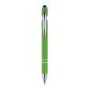 Paris soft touch, encre bleue R-AL Vert clair | Gravure | dans le prolongement du clip | 35 mm x 8 mm | non disponible