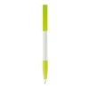 Stylo Nash Opaque Blanc-Vert clair | Sérigraphie 1 couleur | à 90 degrés du clip | 33 mm x 25 mm | non disponible
