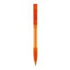 Stylo Nash Transparent Orange-Orange | Tampographie 1 couleur | sur le clip | 30 mm x 5 mm | non disponible