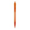 Stylo Futurepoint Transparent Orange-Orange | Sérigraphie 1 couleur | à 270 degrés du clip | 50 mm x 25 mm | non disponible