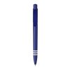 Stylo Tropic Colour opaque Bleu foncé | Sérigraphie 1 couleur | dans le prolongement du clip | 40 mm x 25 mm | non disponible