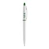 Stylo S30 opaque Blanc-Vert foncé | Sérigraphie 1 couleur | dans le prolongement du clip | 40 mm x 25 mm | non disponible