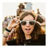 Lunettes de soleil Justin UV400 Blanc