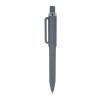Stylo Ozzy soft touch Gris | Impression Numérique 3D | à 90 degrés du clip | 42 mm x 8 mm