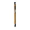  Stylo-stylet New York en bambou noir | sans marquage | non disponible | non disponible | non disponible