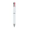 Stylo 4 couleurs Blanc | sans marquage | non disponible | non disponible