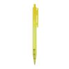 Stylo bille Kuma transparent Jaune-Jaune | Sérigraphie 1 couleur | à 180 degrés du clip | 45 mm x 25 mm | non disponible