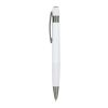 Stylo à bille en aluminium Toulouse Softtouch Blanc
