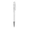 Stylo Avalon Transparent Pointe métal Blanc-Blanc