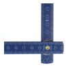 Règle pliante en bois 2m premium peinte Bleu foncé