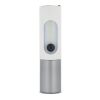 Lampe de poche LED rechargeable 10 W avec fonction zoom 300 lm Blanc
