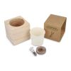 Ensemble de jardinières en bois FSC – Lavande Nature