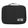 Trousse de voyage pour câbles et chargeurs Noir | sans marquage | non disponible | non disponible | non disponible
