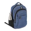 Sac à dos en toile de coton recyclé Harper Bleu foncé | Autocollant Numérique | sur la pochette | 140 mm x 140 mm | non disponible