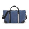 Sac de week-end en toile de coton recyclé Harper Bleu foncé