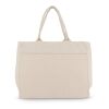 Sac fourre-tout en coton avec fermeture éclair OEKO-TEX® 39 x 24 x 34cm 320g/m². Ecru | sans marquage | non disponible | non disponible
