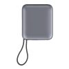 Nova Powerbank 22,5 W Power Delivery avec câbles intégrés 10 000 mAh Gris foncé | Impression Numérique | top | 45 mm x 35 mm
