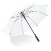 Bosco 190T Polyester 23" Parapluie à bâton Ouverture automatique Blanc | sans marquage | non disponible | non disponible