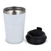 Thermos à café à emporter en acier inoxydable recyclé, 400 ml Blanc | sans marquage | non disponible | non disponible